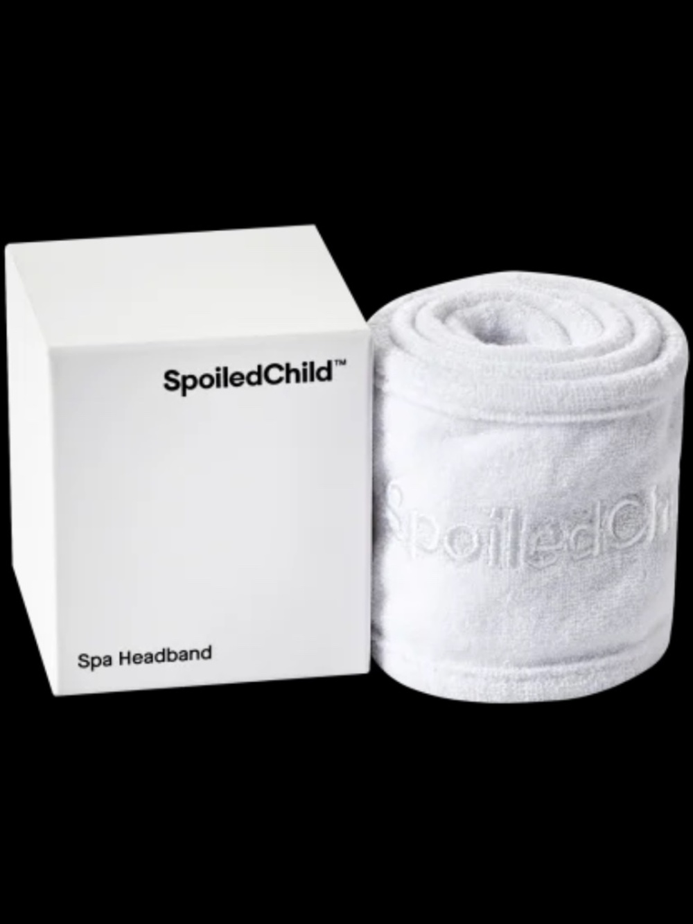 Spoiled Child Spa Headband in White - NIB